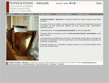 Tablet Screenshot of planaslegal.com